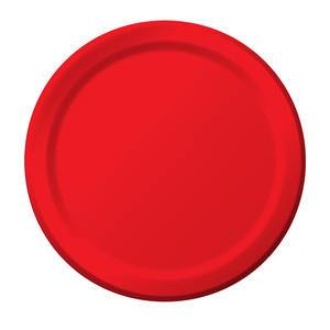 Paper Plate Red 10" - Home Of Coffee