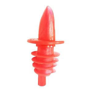 Plastic Pourer Fluorescent Red - Home Of Coffee