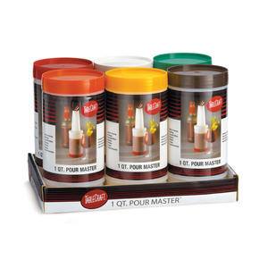 Pourer Set Assorted Cap Colors 1 qt - Home Of Coffee