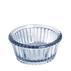 Ramekin Fluted Clear 1 oz - Home Of Coffee