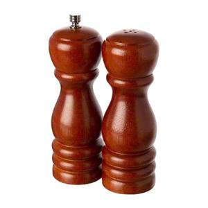 Salt and Pepper Mill Set Wood 6" - Home Of Coffee