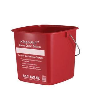 Sanitizing Pail Red 8 qt - Home Of Coffee