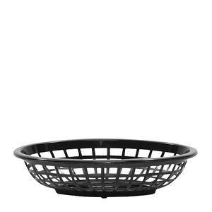 Side Order Basket Oval Black 7 3/4" x 5 1/2" - Home Of Coffee