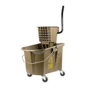 Splash Guard™ Bucket/Wringer Combo Bronze 26 qt - Home Of Coffee