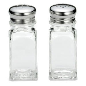 Square Salt and Pepper Shaker 2 oz - Home Of Coffee