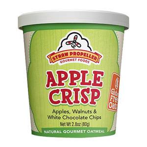 Straw Propeller Apple Crisp Oatmeal - Home Of Coffee