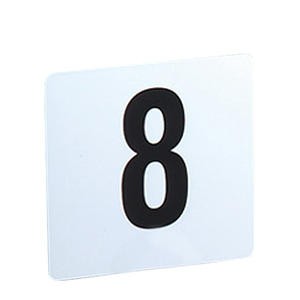 Table Number Card 1-50 - Home Of Coffee