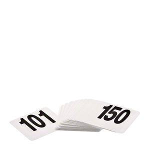Table Numbers 101-150 White 4" - Home Of Coffee