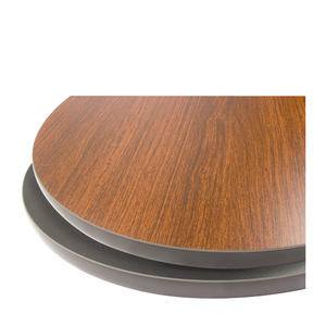 Table Top Round Mahogany Black 24" - Home Of Coffee