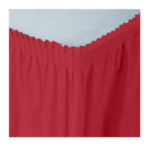 Tableskirt Red 14' - Home Of Coffee
