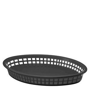 Texas Platter Basket Oval Black 12 3/4" x 9 1/2" - Home Of Coffee