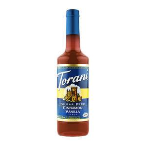 Torani® Cinnamon Vanilla Syrup Sugar Free - Home Of Coffee