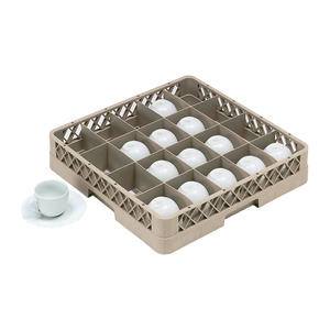 Traex® Cup Rack 20 Compartment with Tilt Bar Beige - Home Of Coffee