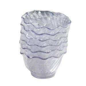 Tulip Dish Clear 5 oz - Home Of Coffee