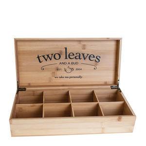 Two Leaves and a Bud Bamboo Presentation Box - Home Of Coffee