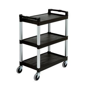 Utility/Bussing Cart Black - Home Of Coffee