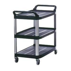 Utility Cart Open Black - Home Of Coffee