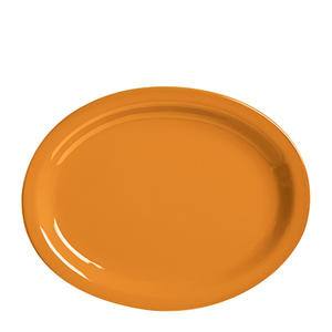 Veracruz Platter Oval Cantaloupe Orange 13 1/4" x 10 1/8" - Home Of Coffee