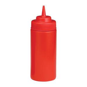 WideMouth™ Squeeze Dispenser Red 8 oz - Home Of Coffee