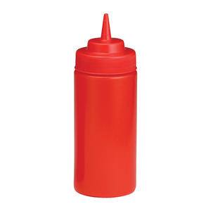 WideMouth™ Squeeze Dispenser Red 8 oz - Home Of Coffee