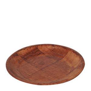 Woven Keyaki Plate Wood 10" - Home Of Coffee